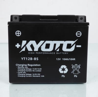 accu sla kyoto voor motorfiets triumph 865 bonneville t100 2006 tot 2015 yt12b-bs sla / 12v 10ah nieuw