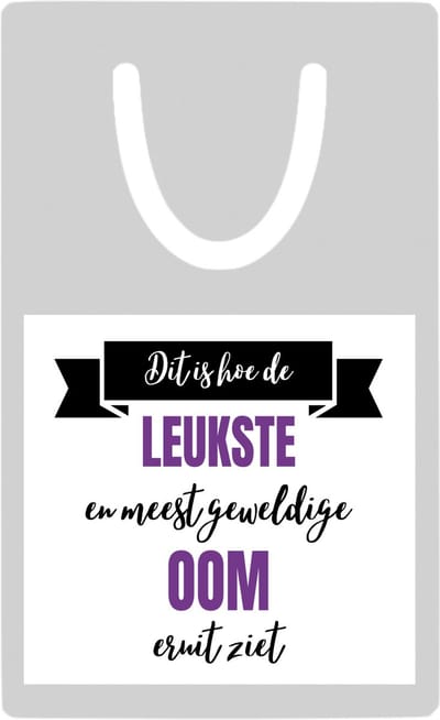 Hacebo® - Meest geweldige oom metalen boekenlegger- Oom - beste oom - verjaardagscadeau - cadeau voor oom - kado - gift Bladwijzer boekenleggers - 7.6 cm x 5cm