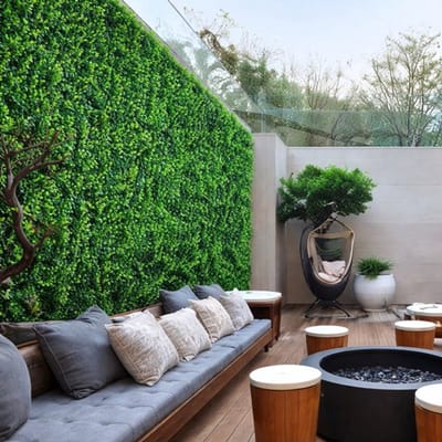 Jurrys Kunst Grasmuur 50x50 cm (12 Stuks) – Nep Planten Wand – Indoor & Outdoor Decoratie – Tuin, Balkon & Interieur