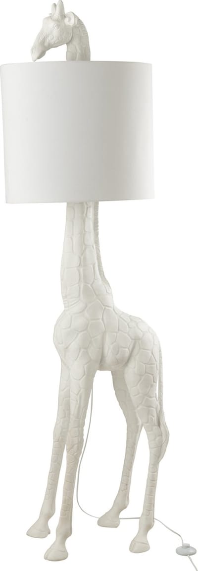 J-Line lamp Giraf - polyresin - wit