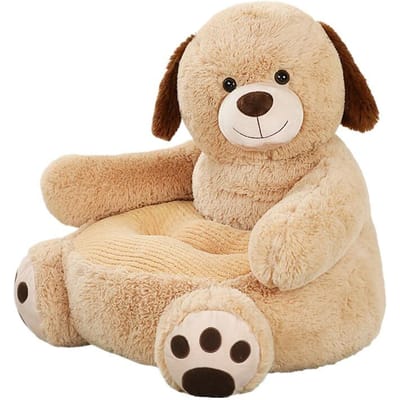 Lieflijke Cartoon Konijn Beer Panda Eenhoorn Eend Kinderbank Stoel Pluche Speelgoed Gevulde Zitkussen Babynest Slaap Volwassen Kussen Only Sofa Cover