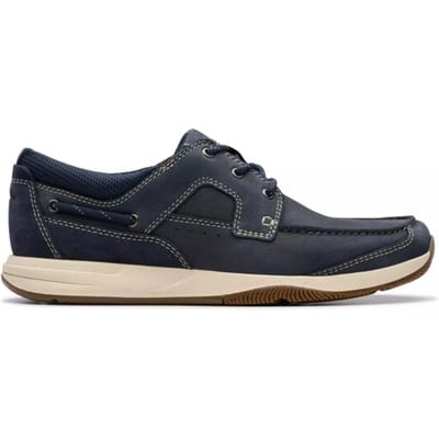 Clarks Sailview Lace - heren veterschoen - Blauw - maat 40 (EU) 6.5 (UK)