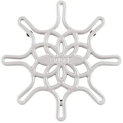 Emailleren Gietijzeren Koekenpan Trivet - 8 Inch - Oesterkleur