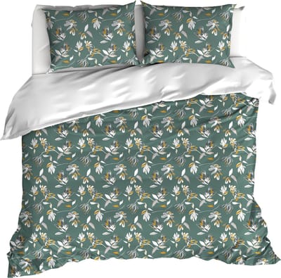 De Witte Lietaer Dekbedovertrek Acacia, Nimbus Cloud - 200 x 200/220 - Katoen Percal