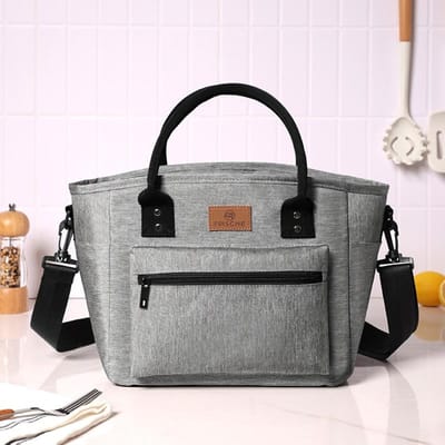 Grote Capaciteit Lunchtas voor Unisex Geïsoleerde Lunchtas Draagbare Lunch Tote Bag Herbruikbare Koeltas Verstelbare Schouderband