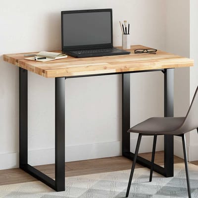 vidaXL - Tafelblad - rechthoekig - 100x80x4 - cm - massief - acaciahout