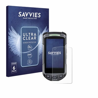 Savvies - Screenprotector voor Keyence BT-A700 - Folie Beschermfolie transparant 6 Stuks