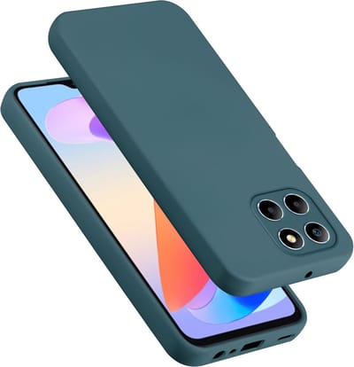 Cadorabo Hoesje geschikt voor Honor x6a in LIQUID GROEN - Beschermhoes gemaakt van flexibel TPU silicone Case Cover