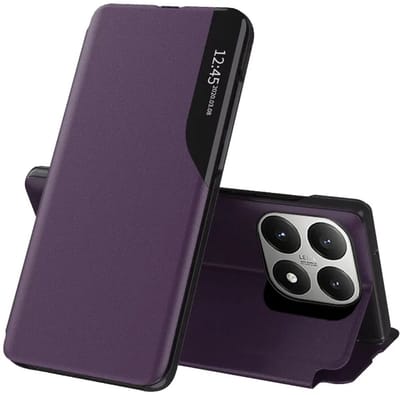 Hoesje geschikt voor Xiaomi 15T - Techsuit eFold Book Case - Paars