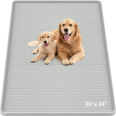Extra grote herbruikbare siliconen puppy-trainingpads, 36 x 24 inch, antislip en lekvrij voor zindelijkheidstraining en vloerbescherming binnenshuis