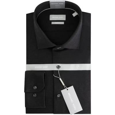 Slim fit piqué shirt Michael Kors Solid
