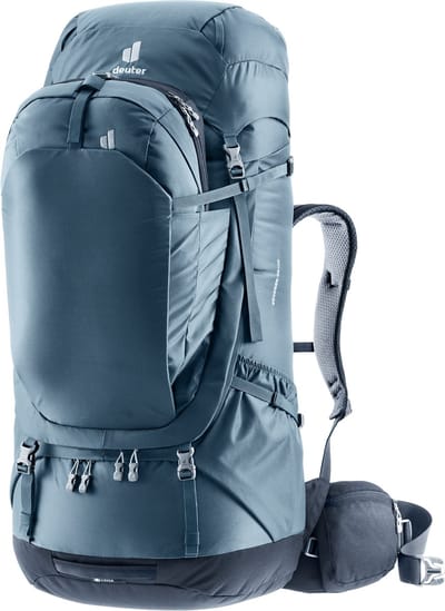deuter toeristische rugzak rugzak Voyager 65 plus 10 Atlantic - Ink petrol