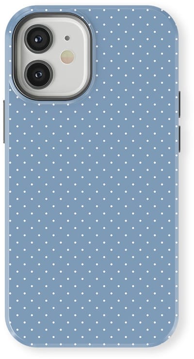 Micro Dots Tough Hoesje geschikt voor iPhone 12 Mini | Geschikt Voor Mag | Stippen Motief Backcover geschikt voor iPhone 12 Mini Sky Spark