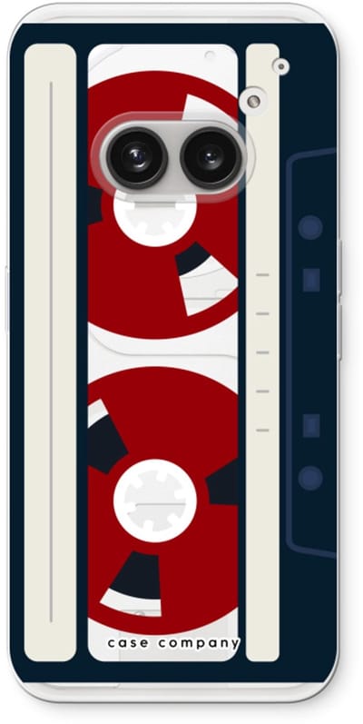 Case Company® - Hoesje geschikt voor Nothing Phone (2a) hoesje - Here's your tape - Soft Cover Telefoonhoesje - Bescherming aan alle Kanten en Schermrand