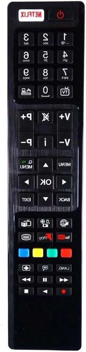 Vervanging Afstandsbediening - Universele Afstandsbediening - TV Bediening - Geen Programmering Vereist - 10 Meter Bereik - Zwart