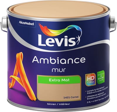 Levis - Ambiance Mur Extra Mat - Camel - 2,5 L