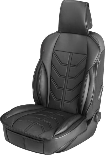 Walser Stoelkussen Kimi racesportlook - universeel Stoelkussen in zwart - 1 stuk