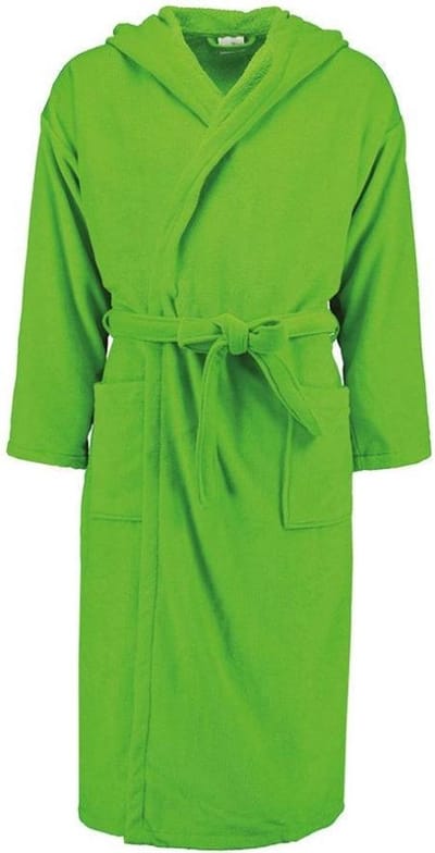 Arowell - Badjas met capuchon - Groen - S-M