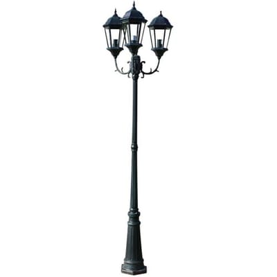 vidaXL LED Buitenlamp - Ovaal, Zwart, 50 cm