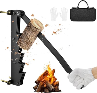 Handmatige Houtklover met Extra Lang Handvat voor Binnen en Buiten