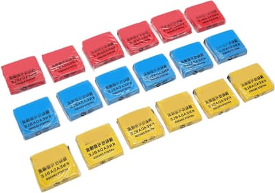 Kneedbare Gum - Professionele Gum Tekengum - Schetsen Corrigeren - Sterke Hechting Scheurbestendig - 18 stuks - Grijs