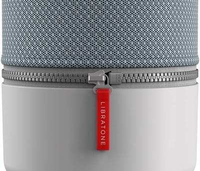 Draadloze Smart Luidspreker - Draagbare Speaker - Muziek Streamen - 360 Graden Geluid - 12x12x26 cm - Frosty Grijs