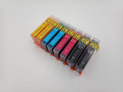 KATRIZ® huismerk voor|2x HP364XLBK|2x HP364XLcyan|2x HP364XLmagenta|2x HP364XLyellow | ( 8stuks)