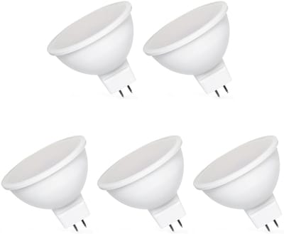 Spectrum LED Lamp GU5.3 6W - 12V - 580 Lumen - 3000K Warm Wit - Gezellig licht - Energiezuinig - 5 stuks