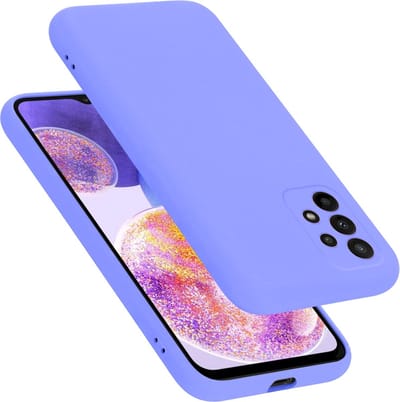 Cadorabo Hoesje geschikt voor Samsung Galaxy A23 4G in LIQUID LICHT PAARS - Beschermhoes gemaakt van flexibel TPU silicone Case Cover