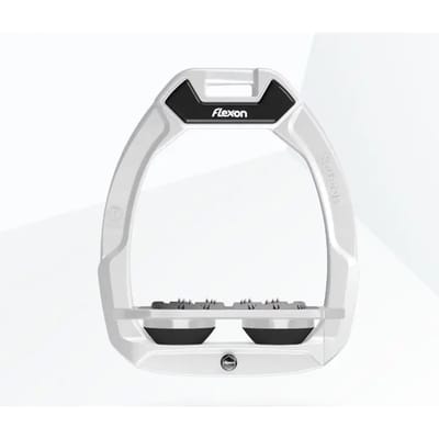 Veiligheidseisen voor paardrijden Plat Ultra Grip Wit/Grijs/Zwart Flex-On Safe-On