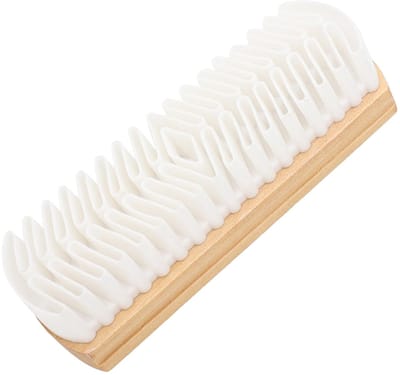 Dailygoods - 1 stuk suède schoenborstel, multifunctionele schoenborstel, schoenborstel van hout, voor het reinigen en onderhouden van suède en glazuur