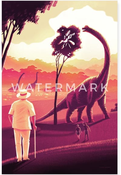 Jurassic Park Brachiosaurus Poster 60x90 cm