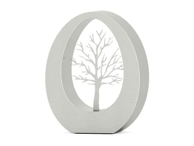 Urnencenter© RVS urn Oval Tree - 3.5 Liter