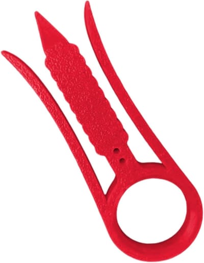 Draadstripper Mini Tool - Kabel Stripper - Netwerk Reparatie - Compact Ontwerp - 7.9 cm - Rood