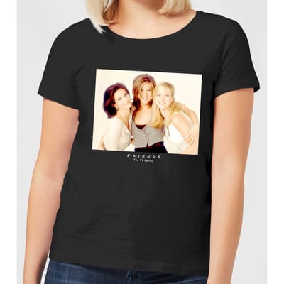 Friends Girls dames t-shirt - Zwart - 3XL