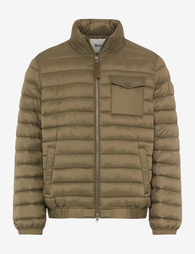 Brax Heren Jas  Style BRAD khaki Groen Khaki, groen - khaki, maat M