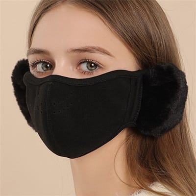 warme masker vrouwen - oorbescherming koude masker - ademende oordekking, winter warme masker met oordekking, rijden warm en koud weer masker uniscale masker winddicht masker