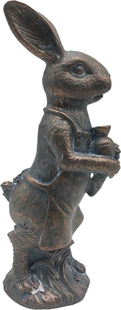 Clayre & Eef Beeld Konijn 21 cm Bruin Kunststof