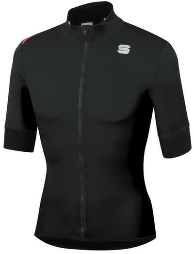 Sportful FIANDRE LIGHT NO RAIN fietsjas korte mouwen Black - Mannen - maat 3XL