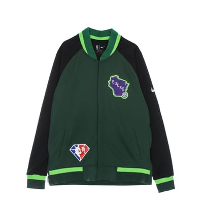 College lichtgewicht sweatshirt voor heren Nba Dri Fit Showtime L/s jas Milbuc Fir/zwart/wit