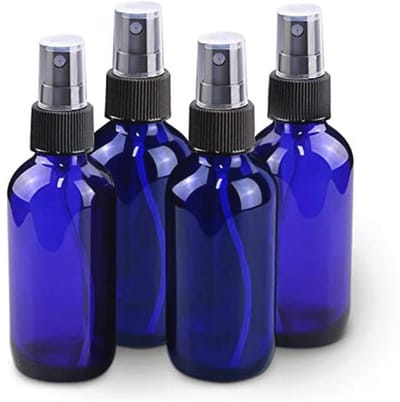 Mini Glazen Spuitflessen 56 ml - Lege Spuitflessen voor Haar, Planten en Reiniging (Set van 4)