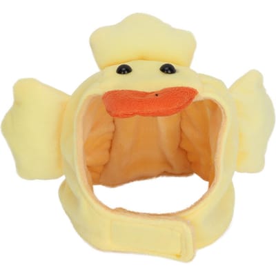 Schattig Dier Eend Vorm Huisdier Accessoire Grappige Cosplay Decoratie Hoed Pet Cap voor Huisdier Kat orange
