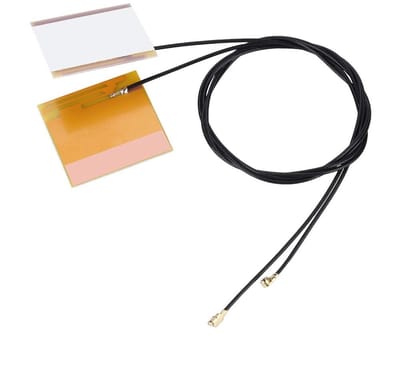 Allecto 1 antenne - ingebouwde wifi-antenne - sterk ontvangstsignaal - 46 cm - 2 stuks - geschikt voor notebook - G1