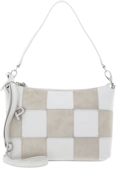 PICARD Leren Schoudertas Chess Crossbody Bag Shark Lichtgrijs