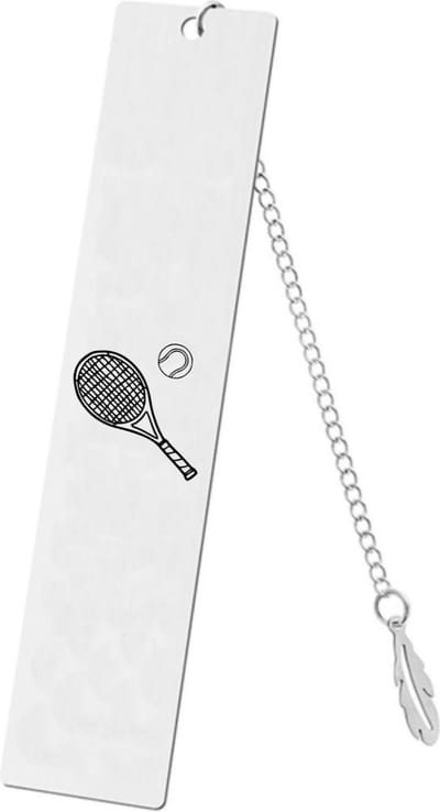 Akyol - tennisraket met bal boekenlegger - Tennis - beste tennisser - e echte tennis liefhebber - tennis - tennisbal