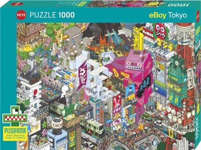 Heye puzzel Tokyo Quest 1000 stukjes - legpuzzel stad Japan.