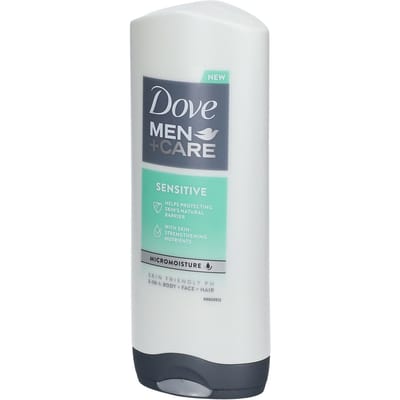 Dove - Shower Gel - 3-in-1 - Men Care Sensitive - Verfrissend en zacht - 400 ml