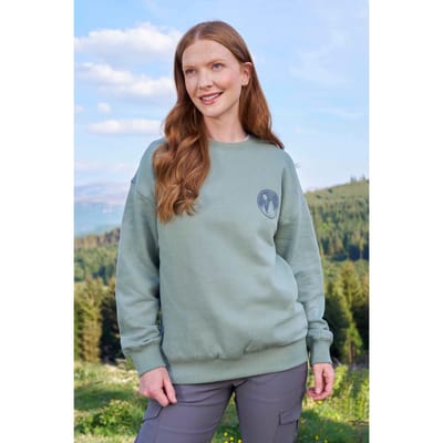 Mountain Warehouse Dames/Dames Tekst Relaxed Fit Trui (Licht Khaki)