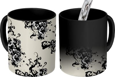 Magische Mok - Foto op Warmte Mokken - Koffiemok - Patronen - Zen - Abstract - Magic Mok - Beker - 350 ML - Theemok