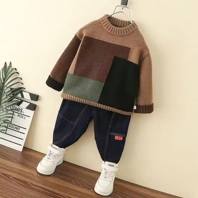 Pull-overs pour garçons Hiver Vêtements d'hiver pour enfants Polaires de base Hiver Vêtements d'hiver pour hommes Hauts épais 170